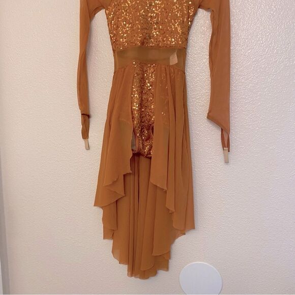 Weissman solo Dance costume orange sequin lyrical Island
10376 SC-Small child 6 - Picture 3 of 12